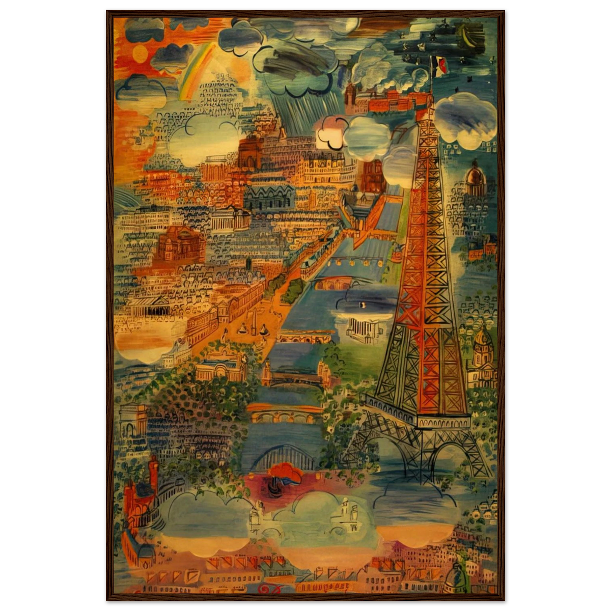 PARIS 1934 Framed Poster | Raoul Dufy Framed Prints Wall Art | Raoul Dufy Shop