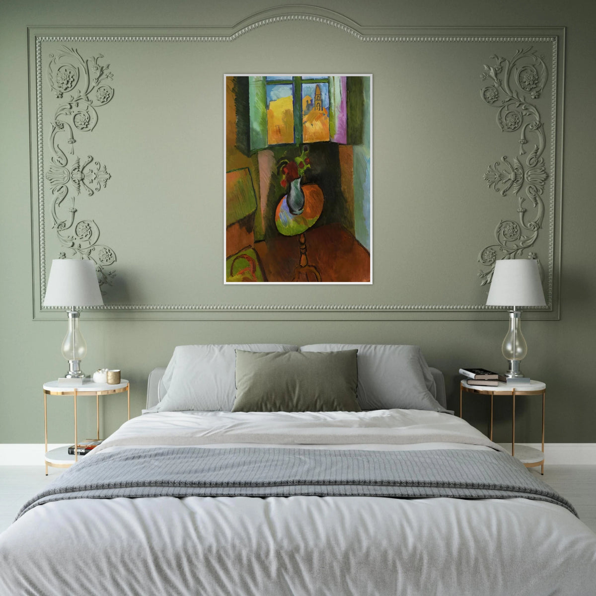 PEDISTAL TABLE RUE SEGUIER 1909 Framed Poster | Raoul Dufy Framed Prints Wall Art | Raoul Dufy Shop