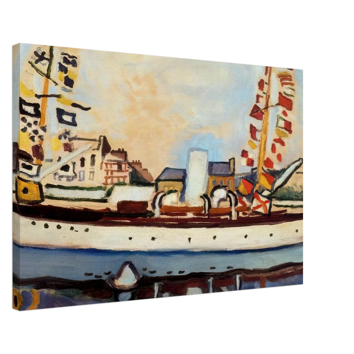 THE ENGLISH YACHT 1906 Canvas | Raoul Dufy Canvas | Raoul Dufy Shop
