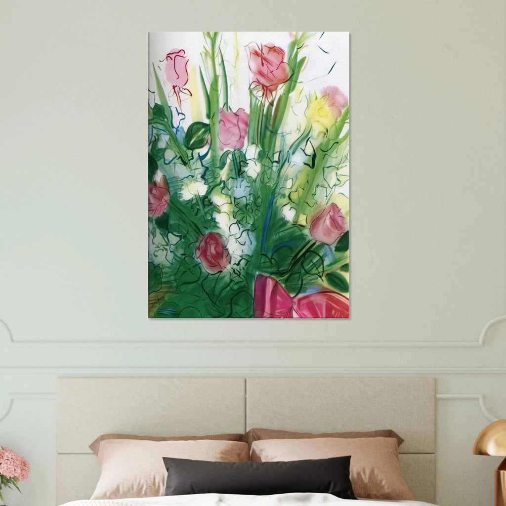 BOUQUET OF ROSES Canvas | Raoul Dufy Canvas | Raoul Dufy Shop