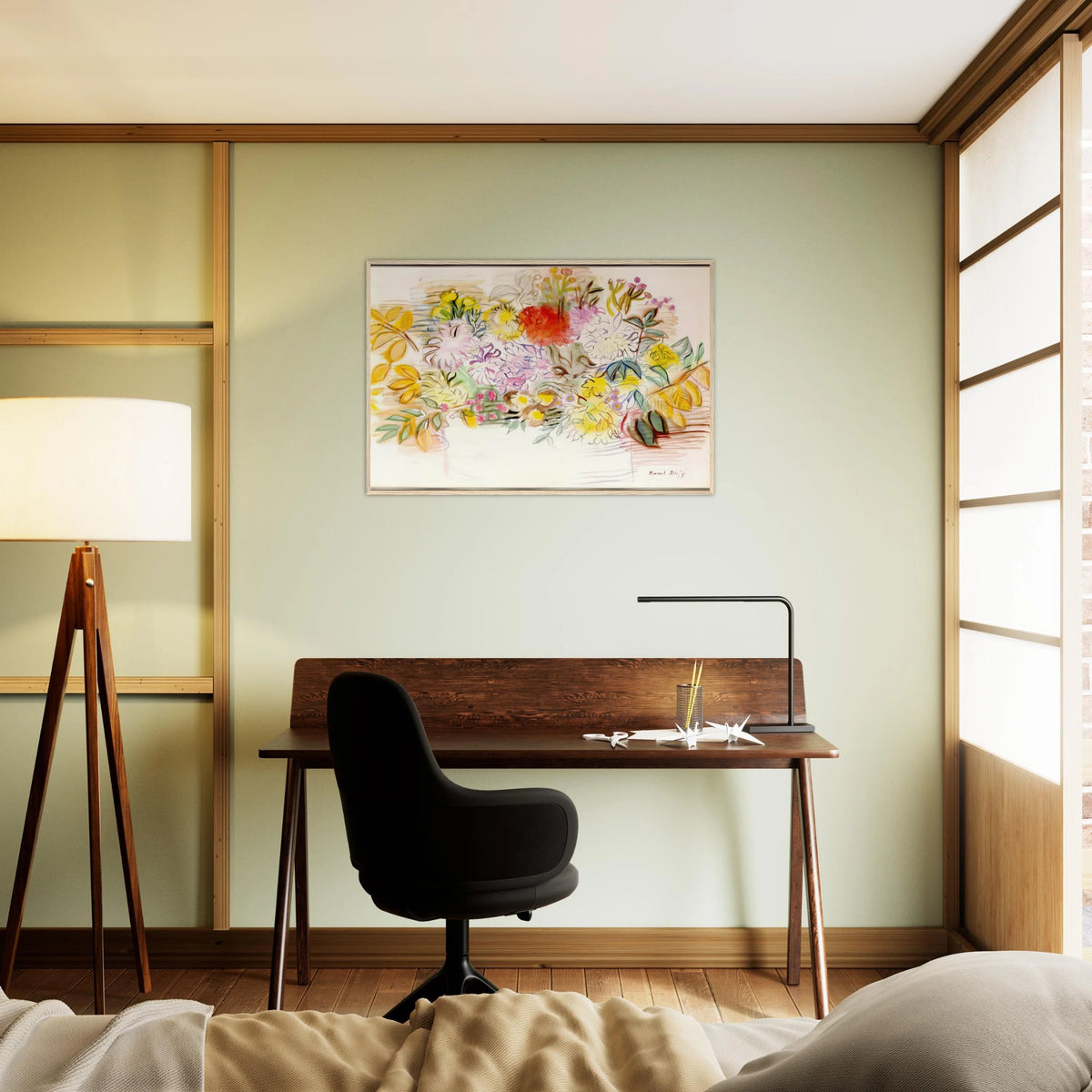BOUQUET OF FLOWERS Framed Poster | Raoul Dufy Framed Prints Wall Art | Raoul Dufy Shop
