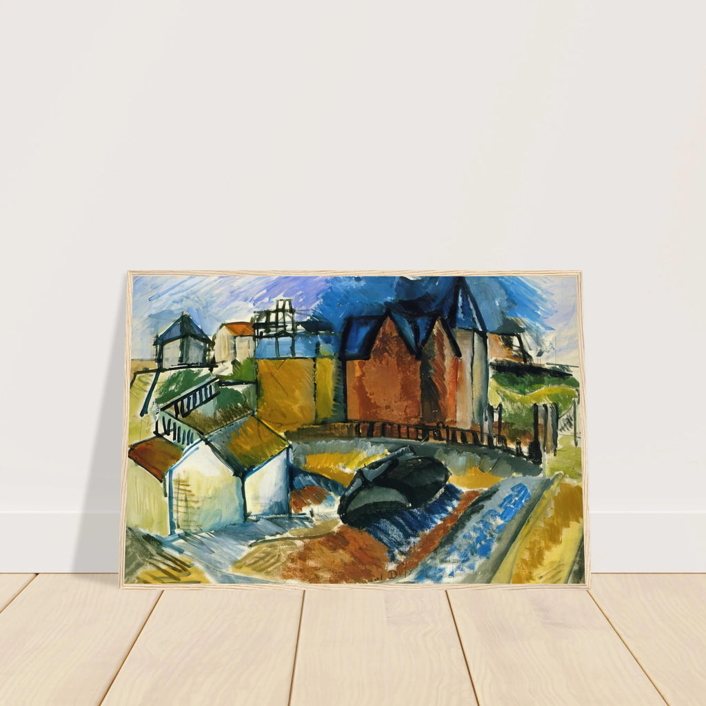 THE BEACH AT HAVRE 1910 Framed Poster | Raoul Dufy Framed Prints Wall Art | Raoul Dufy Shop