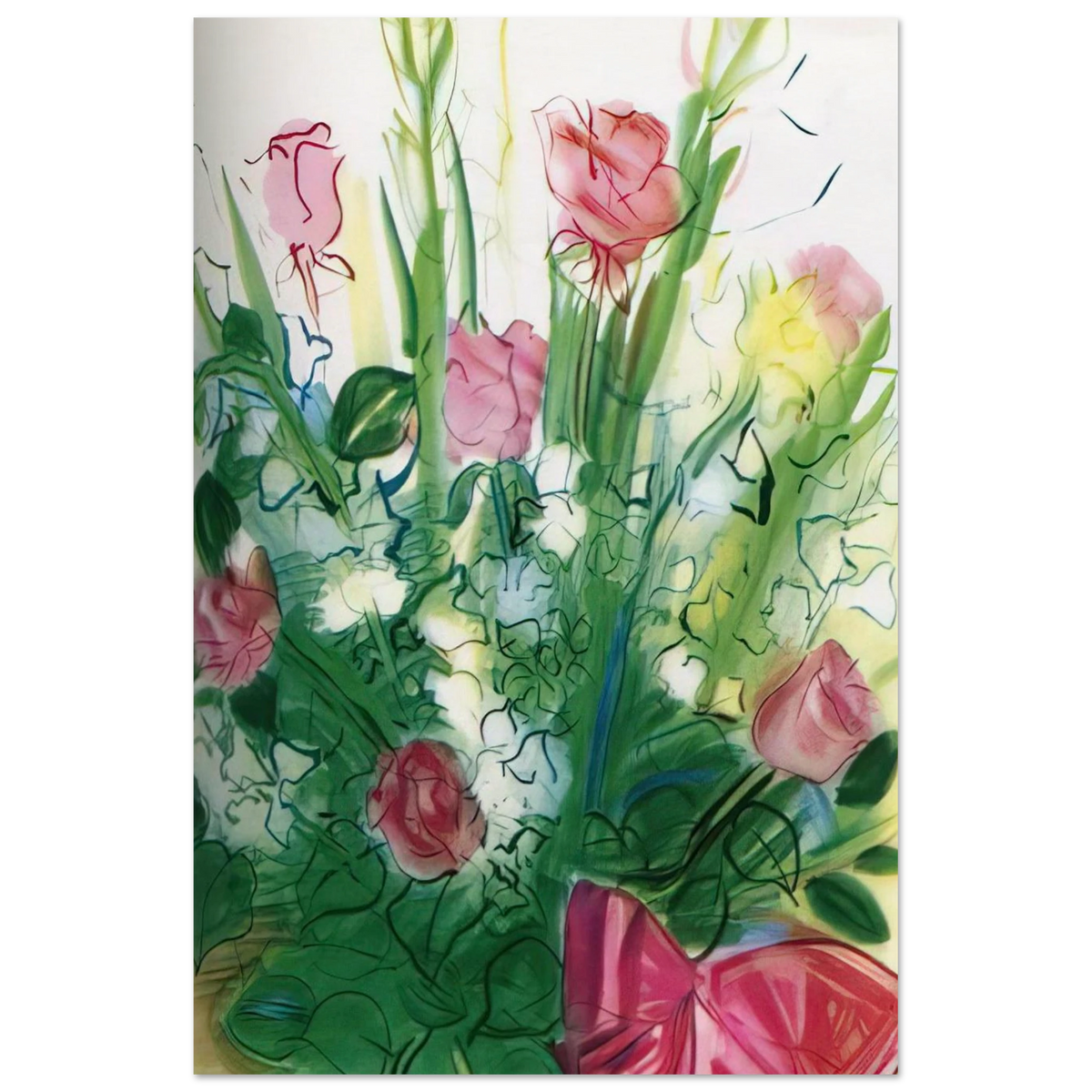 BOUQUET OF ROSES Poster | Raoul Dufy Poster | Raoul Dufy Shop