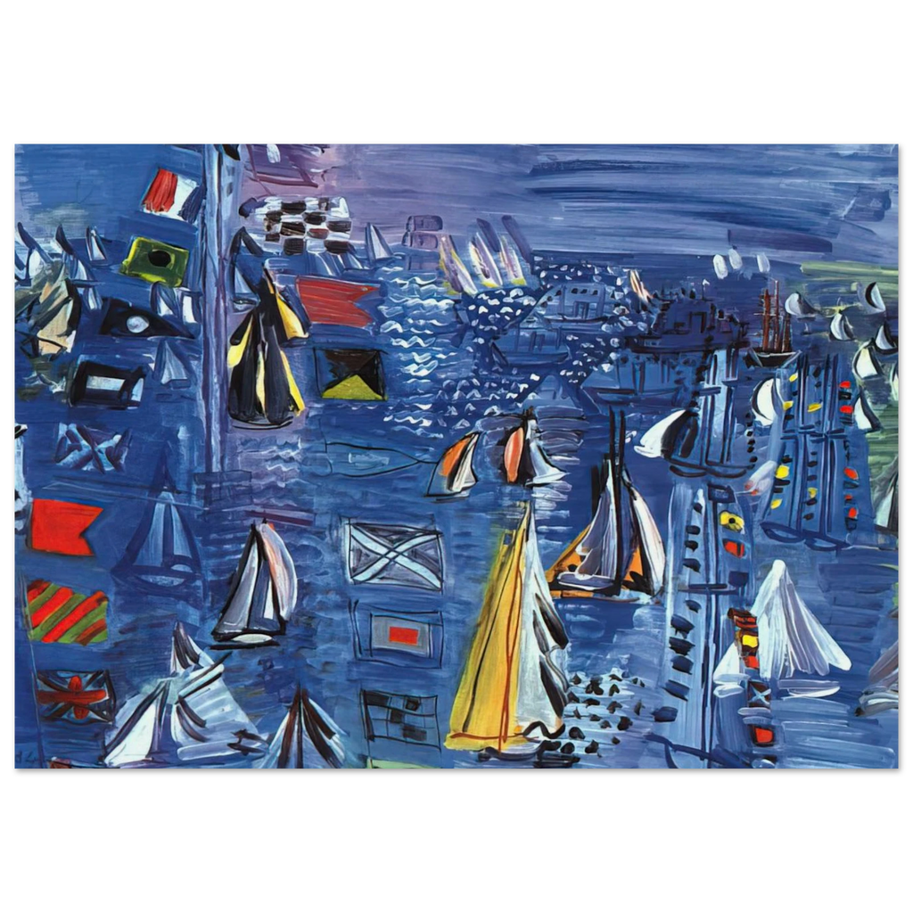 REGATTA AT COWES 1934 Poster | Raoul Dufy Poster | Raoul Dufy Shop