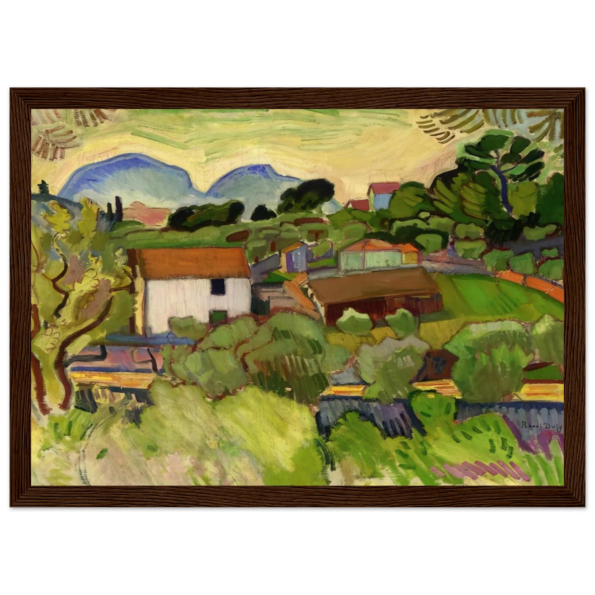 THE RIVER Framed Poster | Raoul Dufy Framed Prints Wall Art | Raoul Dufy Shop