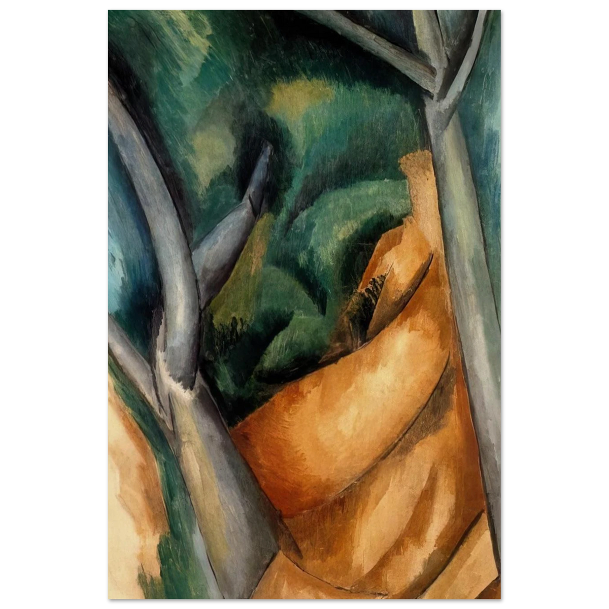 TREES AT ESTAQUE 1908 Poster | Raoul Dufy Poster | Raoul Dufy Shop