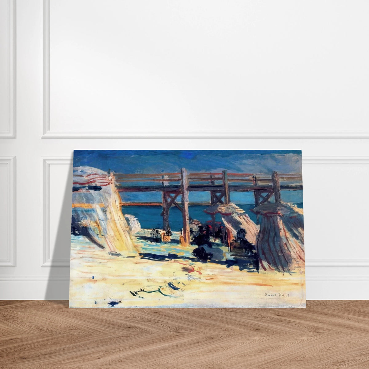 SANDY BEACH OF SAINTE ADRESSE Poster | Raoul Dufy Poster | Raoul Dufy Shop