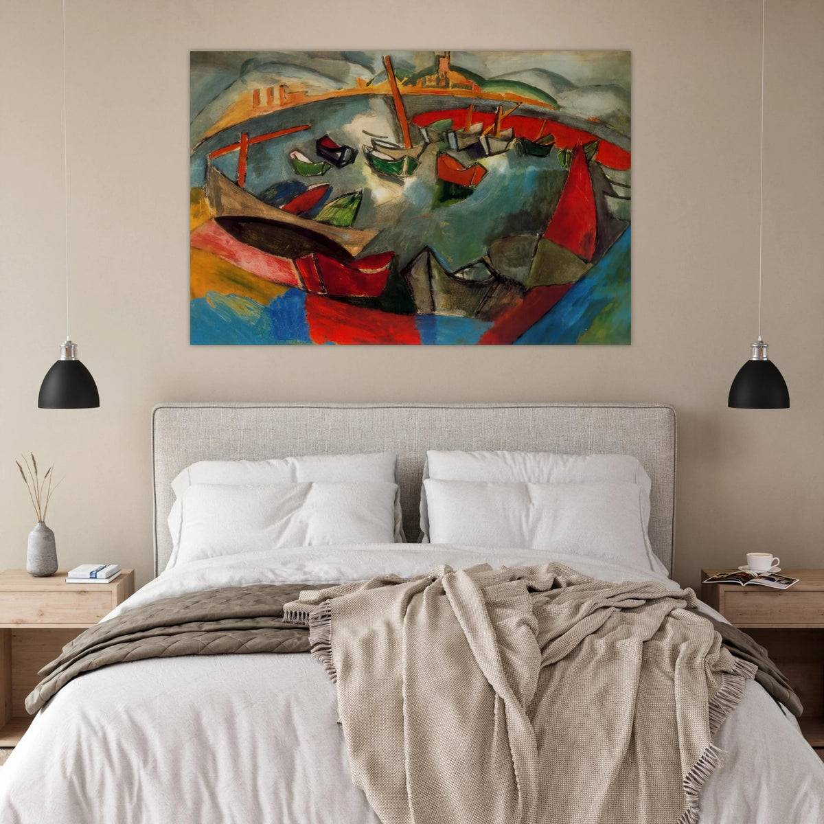 BOATS IN MARSEILLE 1908 Poster | Raoul Dufy Poster | Raoul Dufy Shop