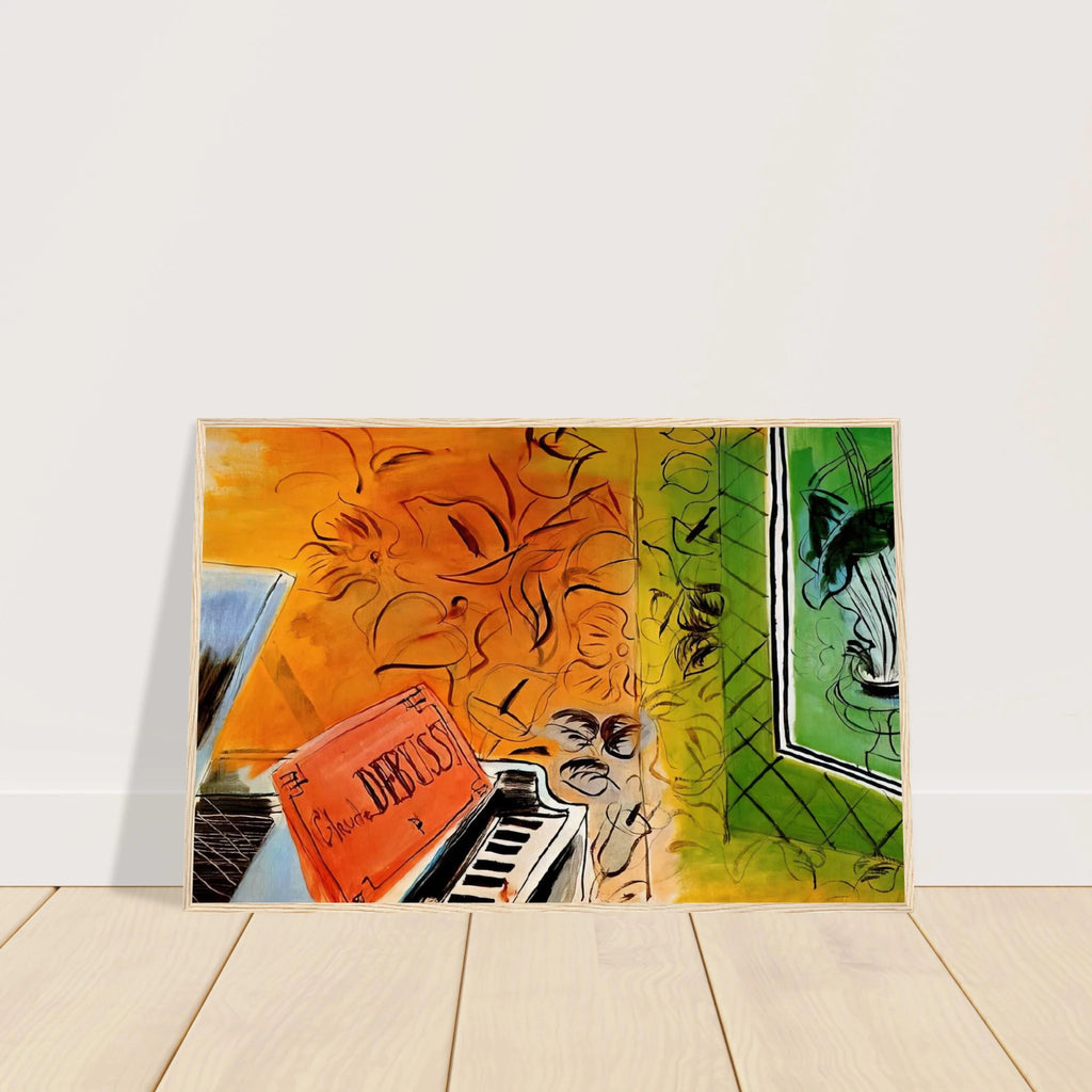 HOMAGE TO CLAUDE DEBUSSY 1952 Framed Poster | Raoul Dufy Framed Prints Wall Art | Raoul Dufy Shop