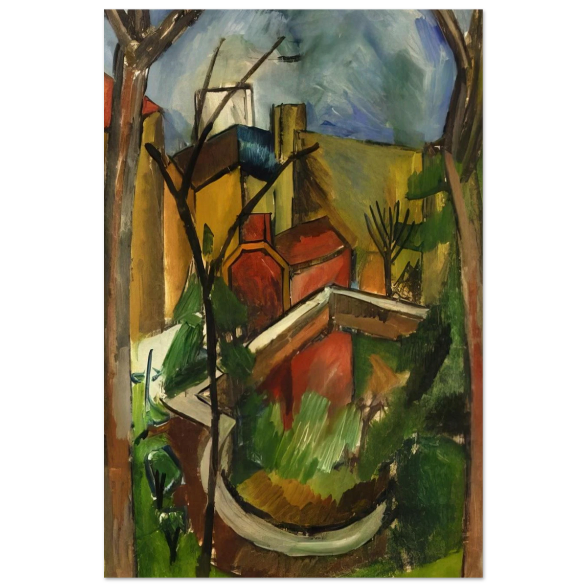 LANDSCAPE OF FALAISE 1910 Poster | Raoul Dufy Poster | Raoul Dufy Shop