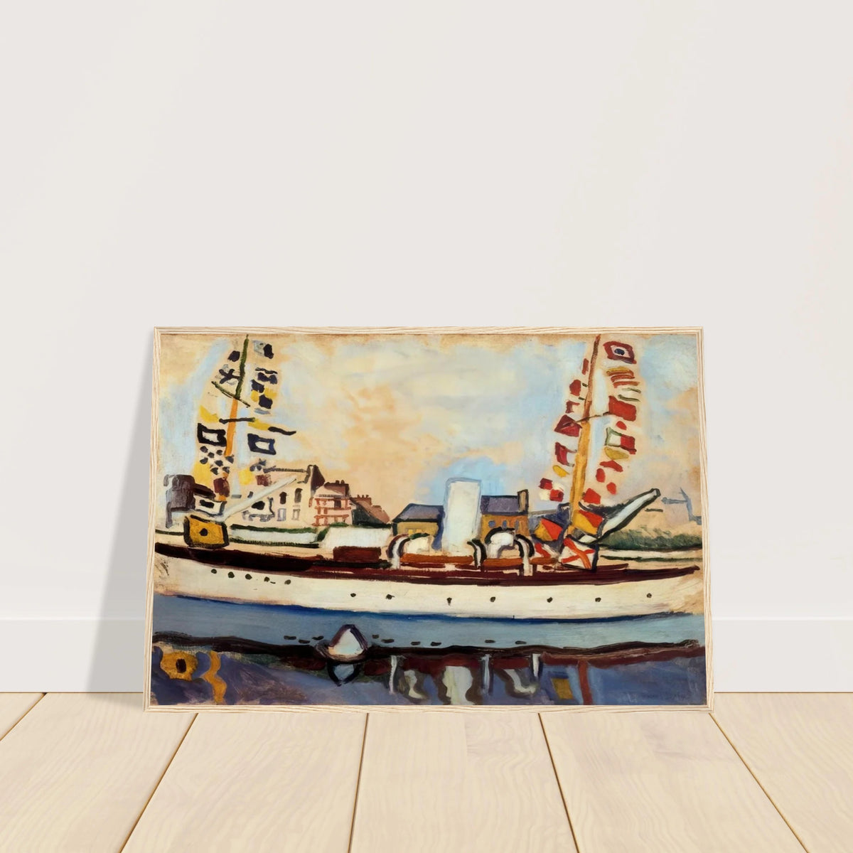THE ENGLISH YACHT 1906 Framed Poster | Raoul Dufy Framed Prints Wall Art | Raoul Dufy Shop