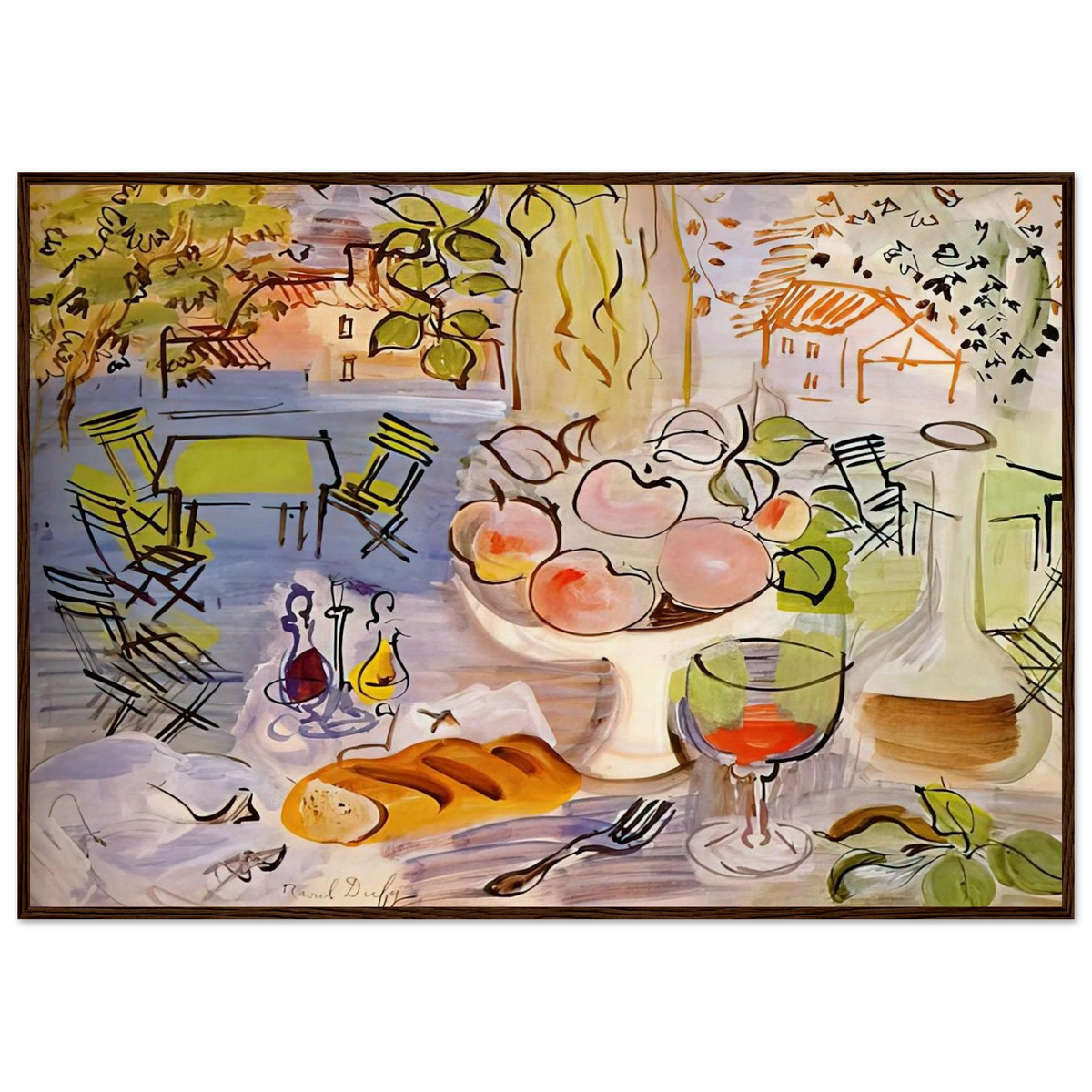 STILL LIFE 1928 Framed Poster | Raoul Dufy Framed Prints Wall Art | Raoul Dufy Shop
