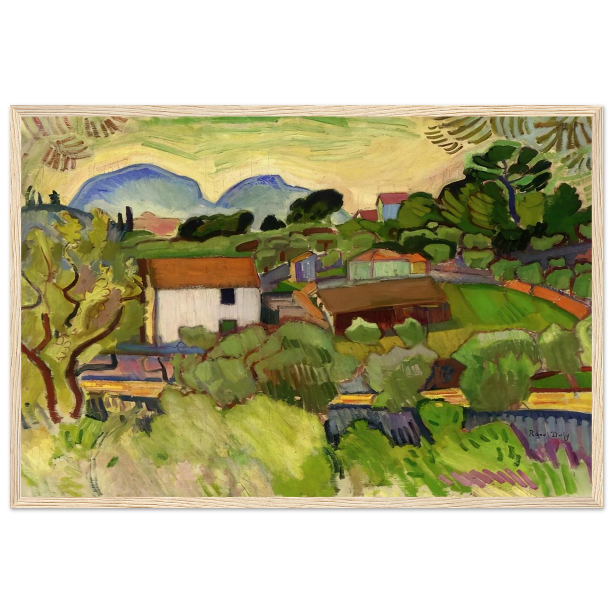THE RIVER Framed Poster | Raoul Dufy Framed Prints Wall Art | Raoul Dufy Shop