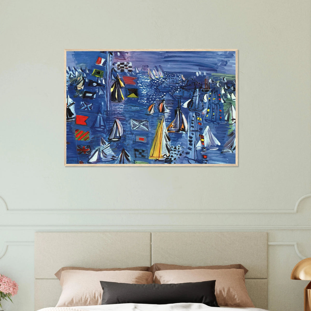 REGATTA AT COWES 1934 Framed Poster | Raoul Dufy Framed Prints Wall Art | Raoul Dufy Shop