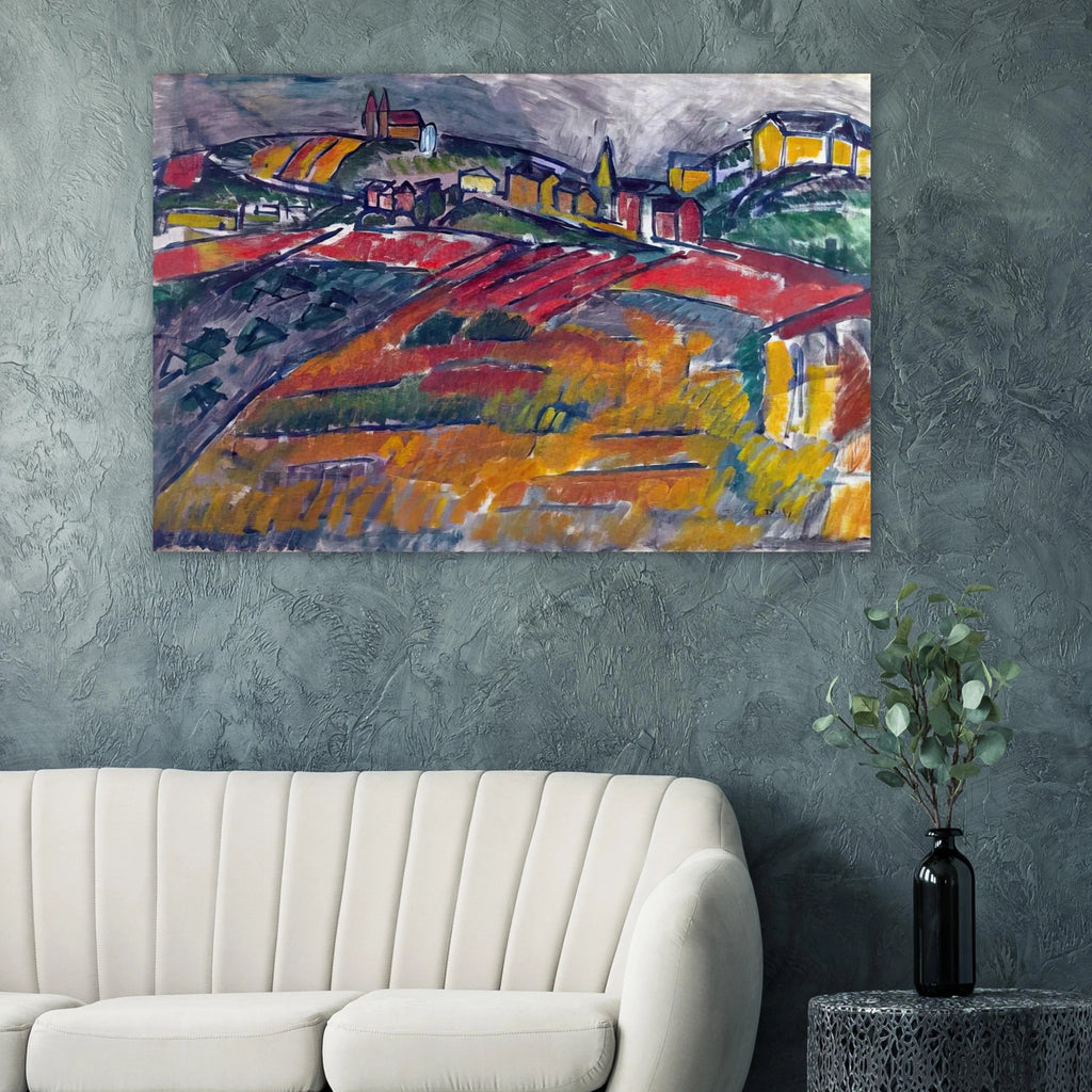 LANDSCAPE WITH RED AND YELLOW Poster | Raoul Dufy Poster | Raoul Dufy Shop