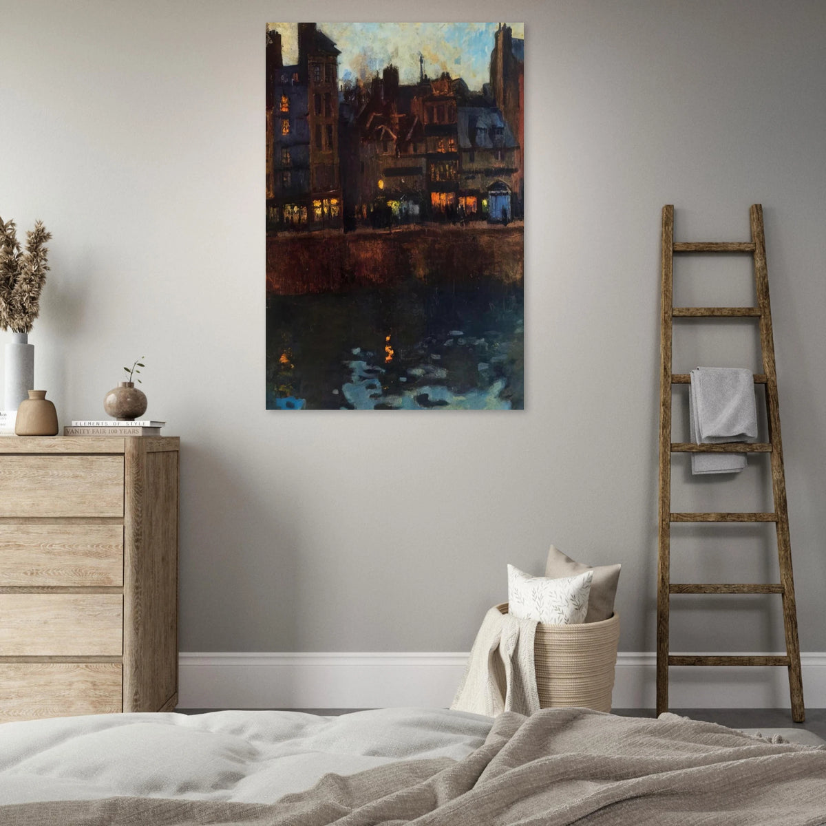 PIER OF LE HAVRE IN THE EVENING 1901 Poster | Raoul Dufy Poster | Raoul Dufy Shop