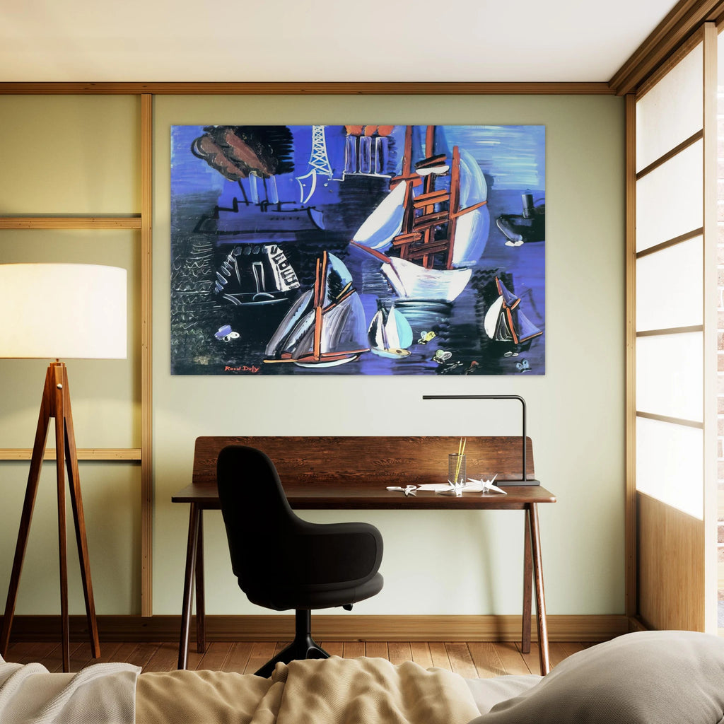 BOATS IN LE HAVRE 1926 Poster | Raoul Dufy Poster | Raoul Dufy Shop
