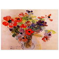 ANEMONES 1953 Poster | Raoul Dufy Poster | Raoul Dufy Shop