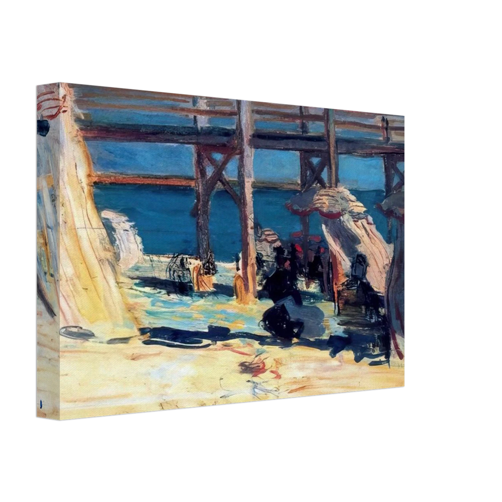 SANDY BEACH OF SAINTE ADRESSE Canvas | Raoul Dufy Canvas | Raoul Dufy Shop