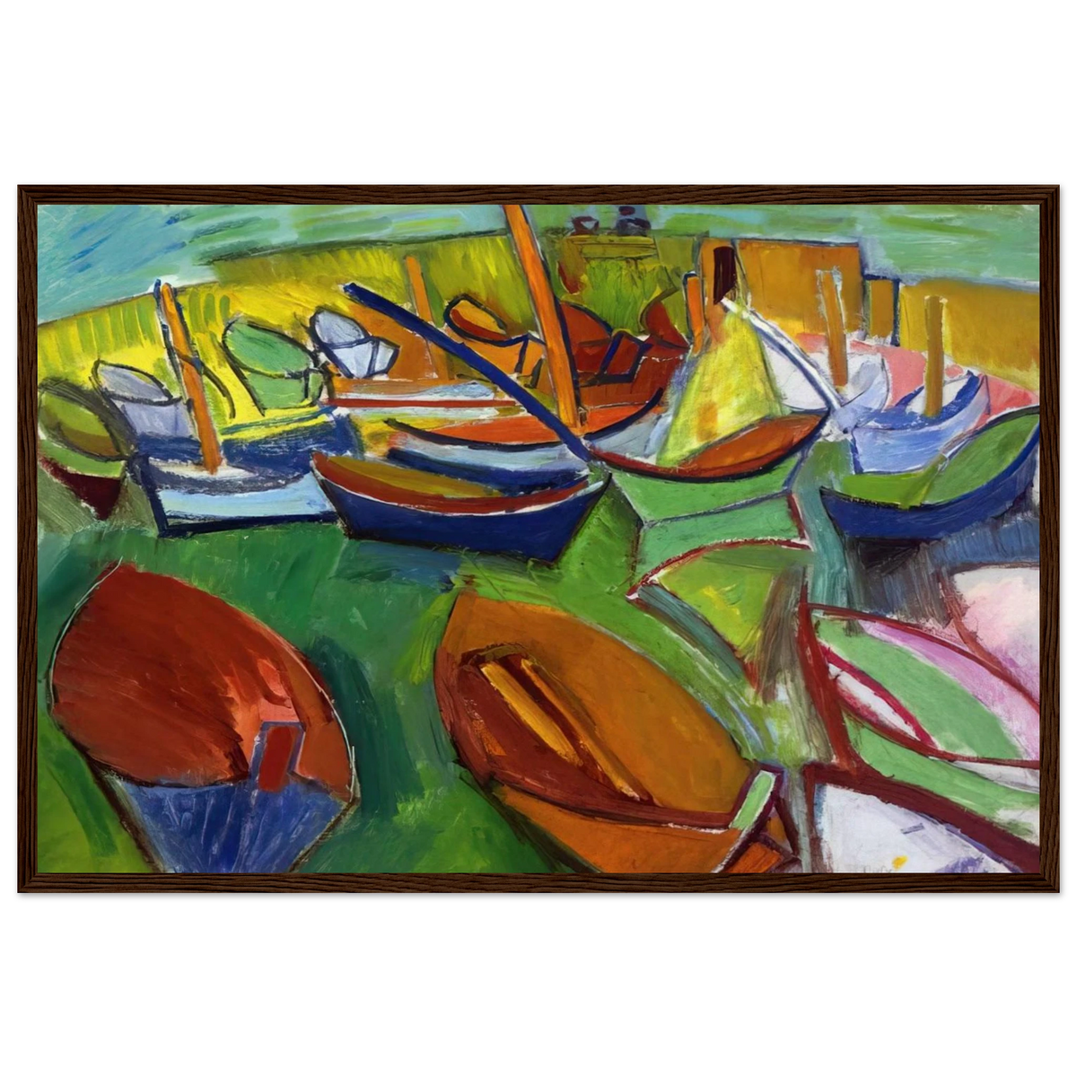 MARTIGUES 1907 Framed Poster | Raoul Dufy Framed Prints Wall Art | Raoul Dufy Shop