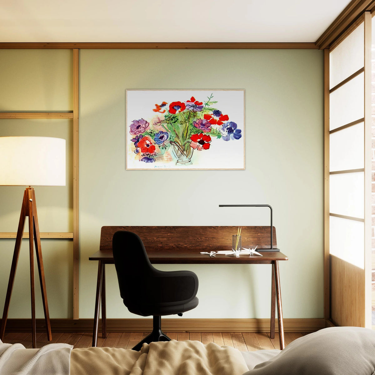 BOUQUET OF FLOWERS 1937 Framed Poster | Raoul Dufy Framed Prints Wall Art | Raoul Dufy Shop