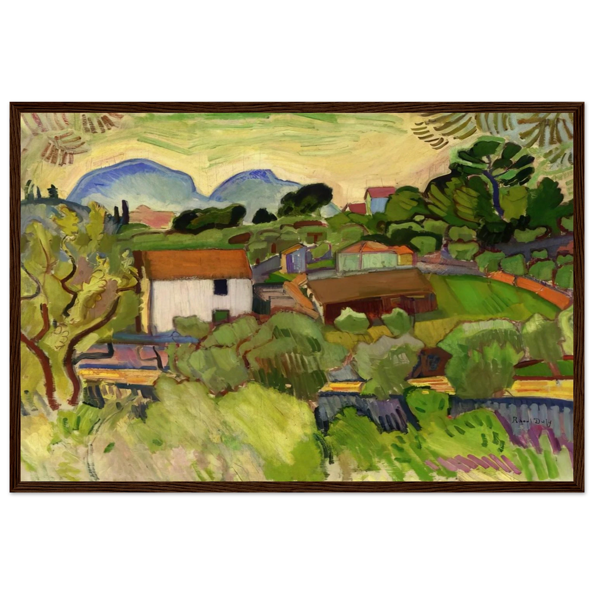 THE RIVER Framed Poster | Raoul Dufy Framed Prints Wall Art | Raoul Dufy Shop