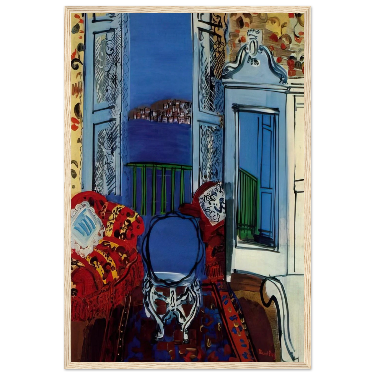 OPEN WINDOW 1928 Framed Poster | Raoul Dufy Framed Prints Wall Art | Raoul Dufy Shop