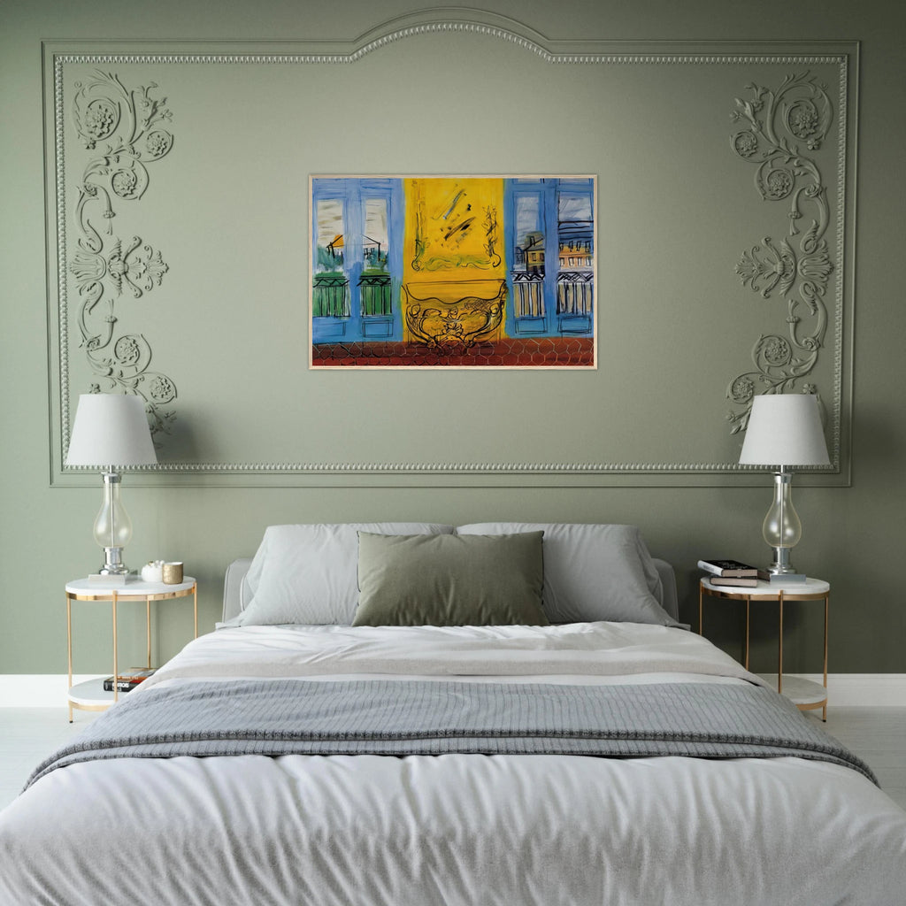 CONSOLE WITH TWO WINDOWS 1948 Framed Poster | Raoul Dufy Framed Prints Wall Art | Raoul Dufy Shop
