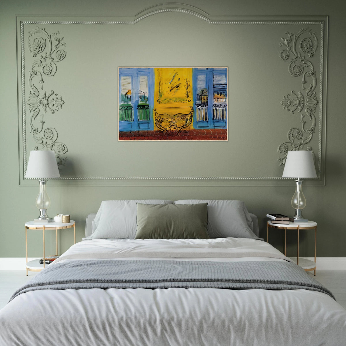 CONSOLE WITH TWO WINDOWS 1948 Framed Poster | Raoul Dufy Framed Prints Wall Art | Raoul Dufy Shop