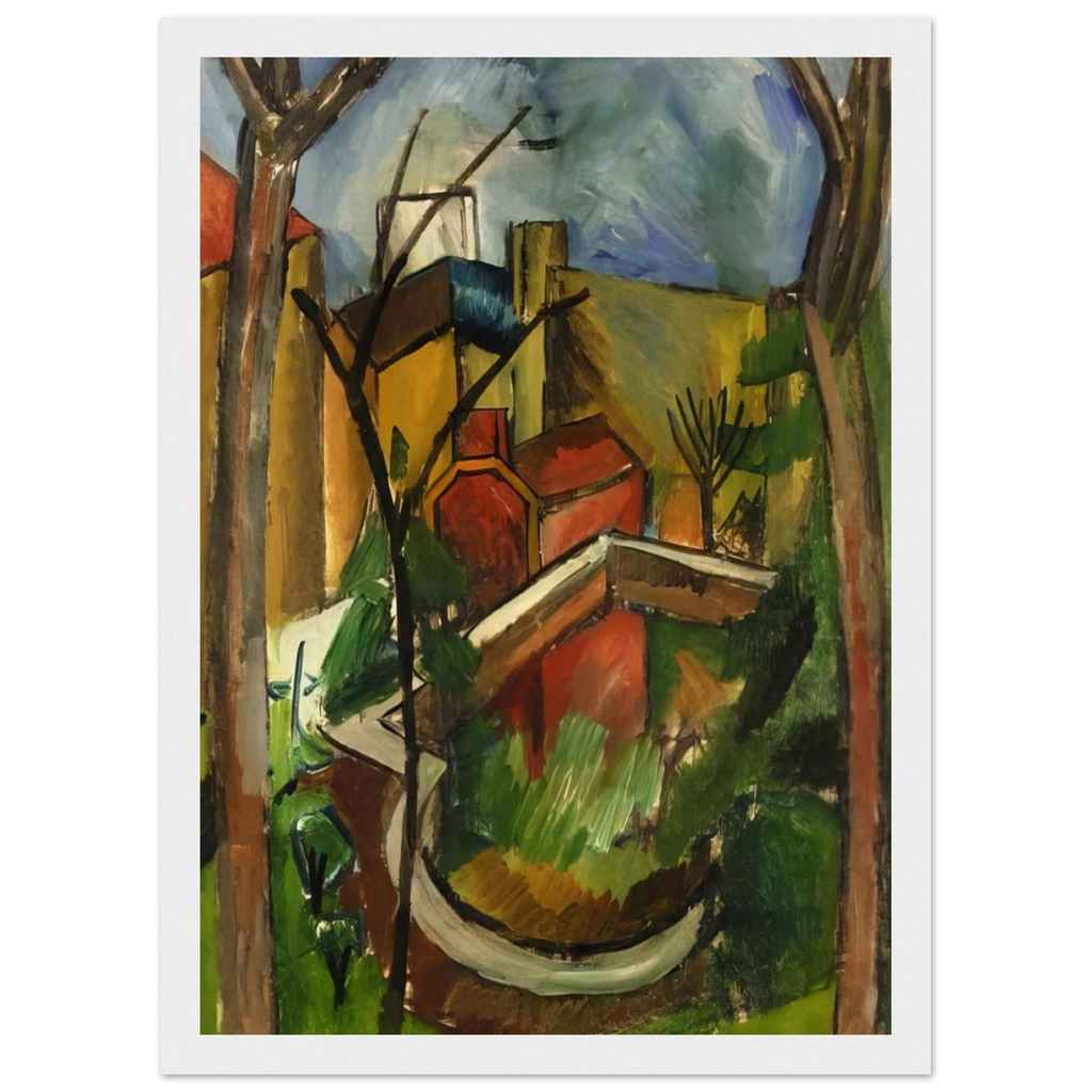 LANDSCAPE OF FALAISE 1910 Framed Poster | Raoul Dufy Framed Prints Wall Art | Raoul Dufy Shop
