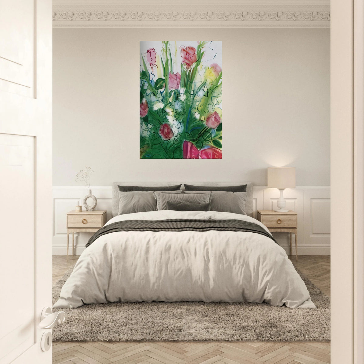 BOUQUET OF ROSES Canvas | Raoul Dufy Canvas | Raoul Dufy Shop
