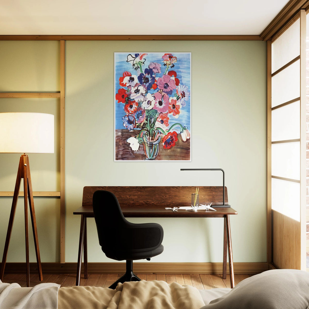 ANEMONES 1937 Framed Poster | Raoul Dufy Framed Prints Wall Art | Raoul Dufy Shop