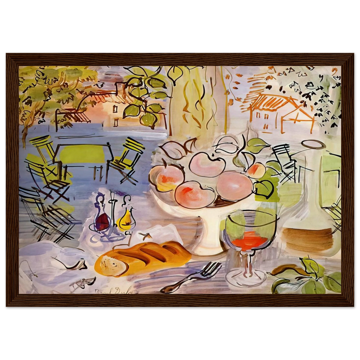 STILL LIFE 1928 Framed Poster | Raoul Dufy Framed Prints Wall Art | Raoul Dufy Shop