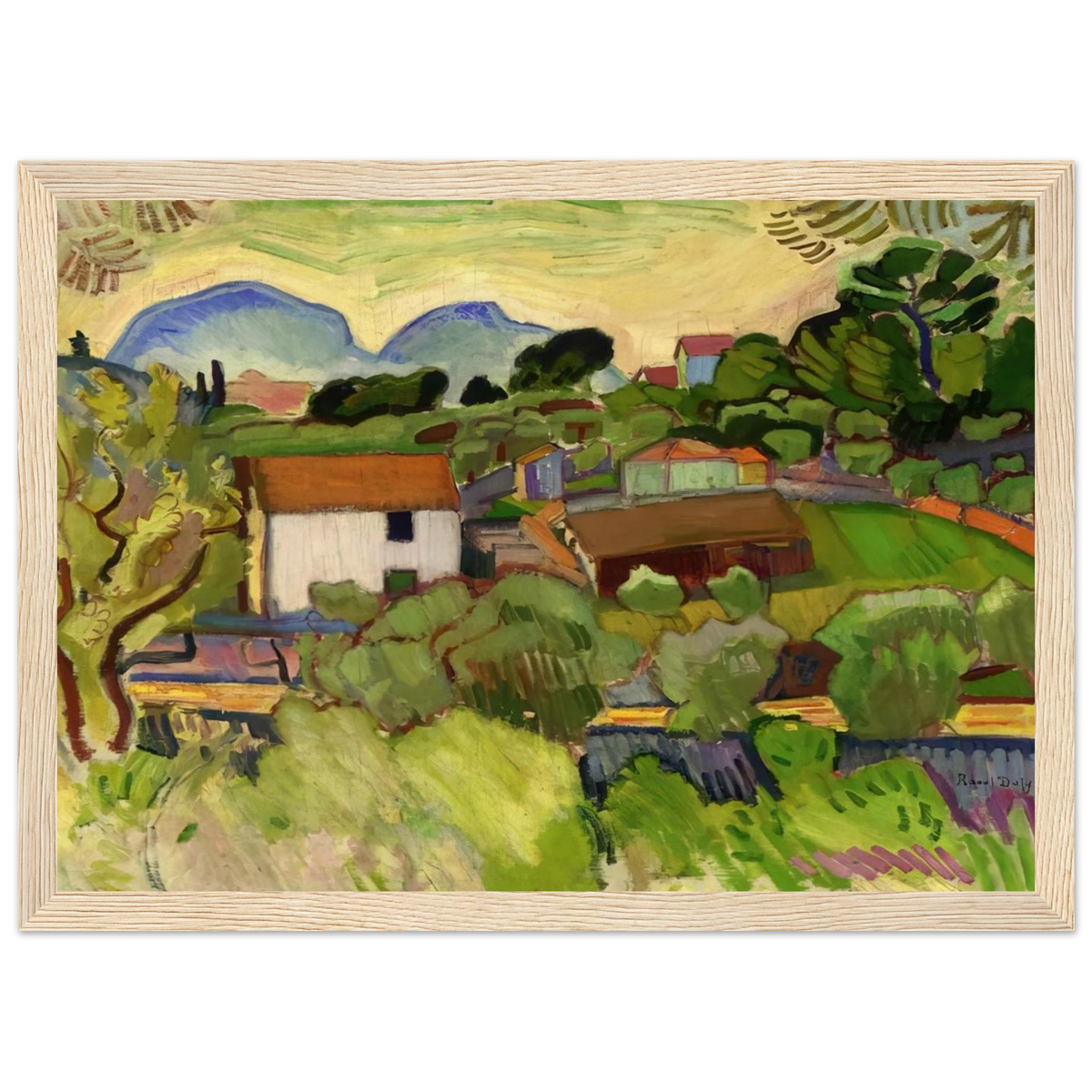 THE RIVER Framed Poster | Raoul Dufy Framed Prints Wall Art | Raoul Dufy Shop