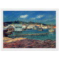 THE PORT OF MARTIGUES Framed Poster | Raoul Dufy Framed Prints Wall Art | Raoul Dufy Shop