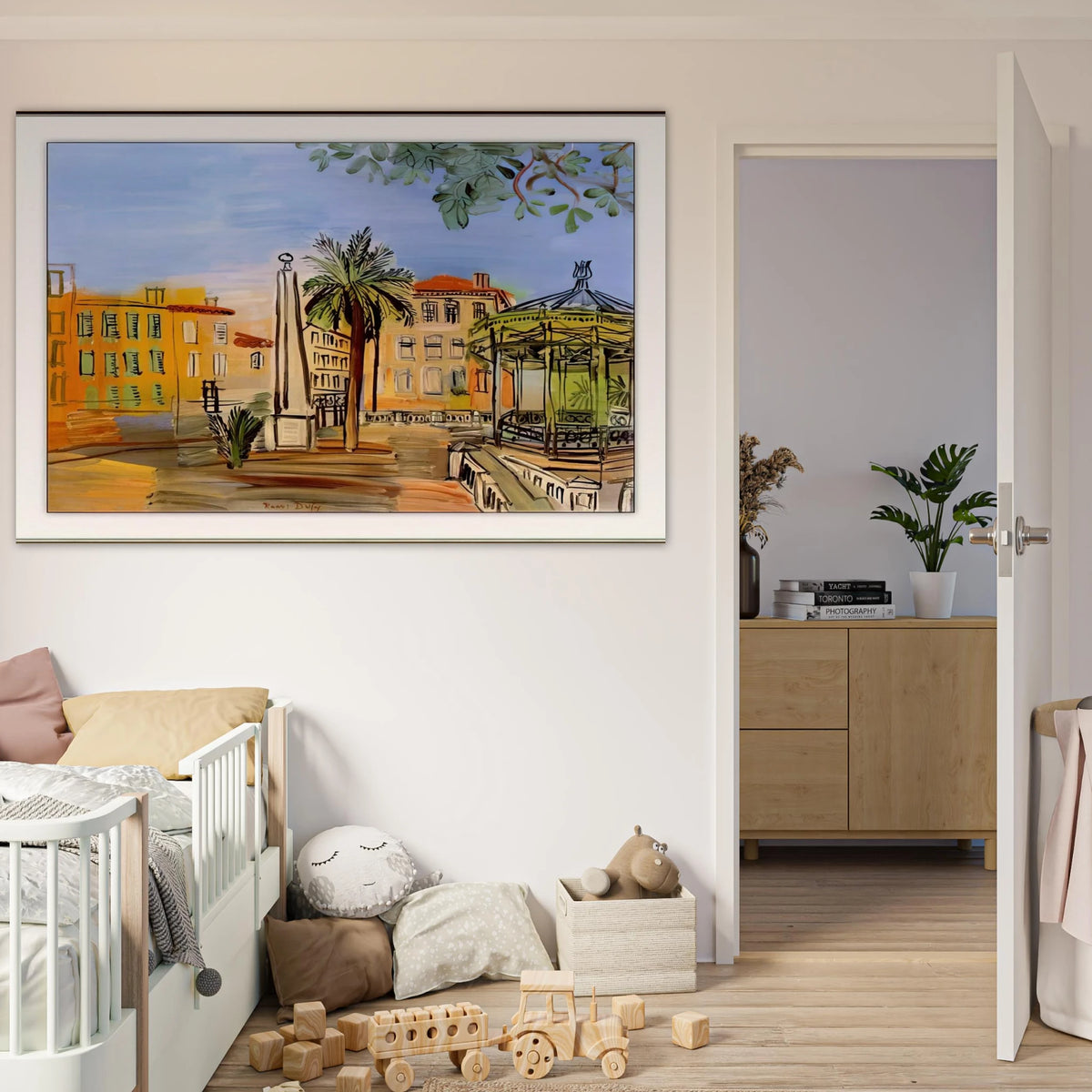 THE SQUARE IN HYERES Poster | Raoul Dufy Poster | Raoul Dufy Shop