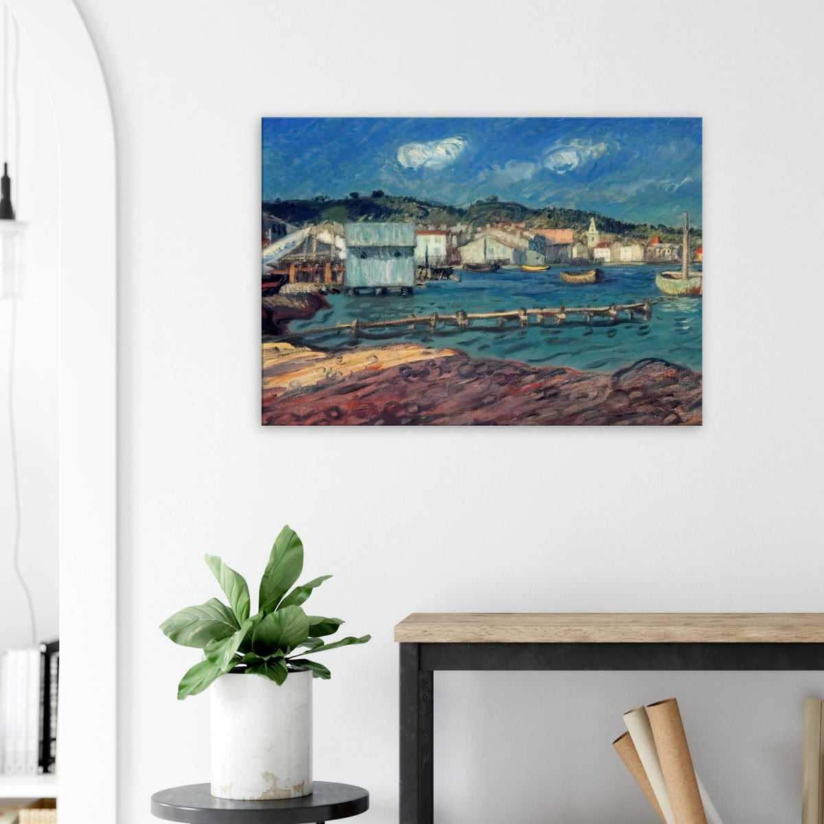 THE PORT OF MARTIGUES Canvas | Raoul Dufy Canvas | Raoul Dufy Shop