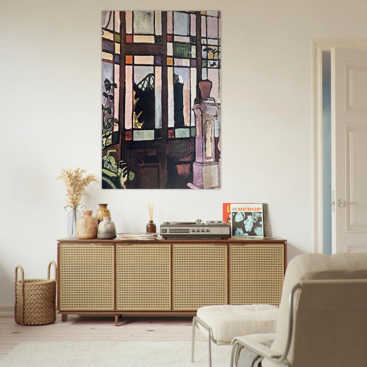 WINDOW WITH COLOURED GLASSES 1906 Poster | Raoul Dufy Poster | Raoul Dufy Shop