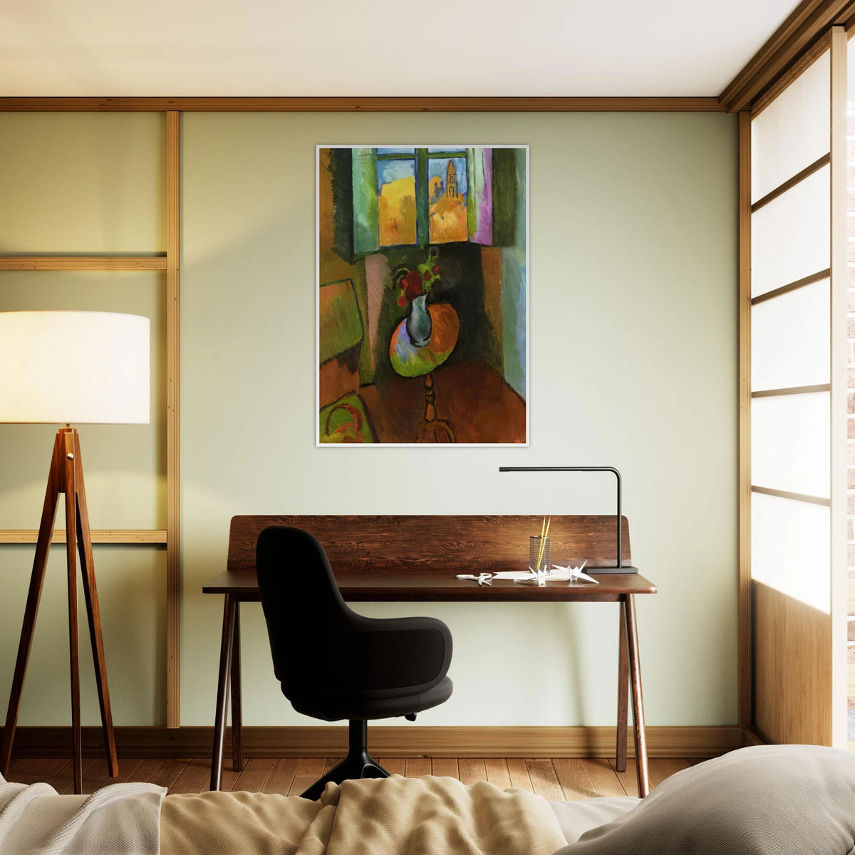 PEDISTAL TABLE RUE SEGUIER 1909 Framed Poster | Raoul Dufy Framed Prints Wall Art | Raoul Dufy Shop