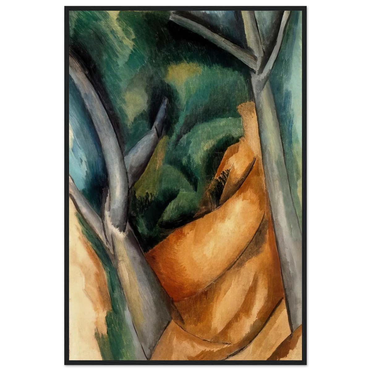 TREES AT ESTAQUE 1908 Framed Poster | Raoul Dufy Framed Prints Wall Art | Raoul Dufy Shop