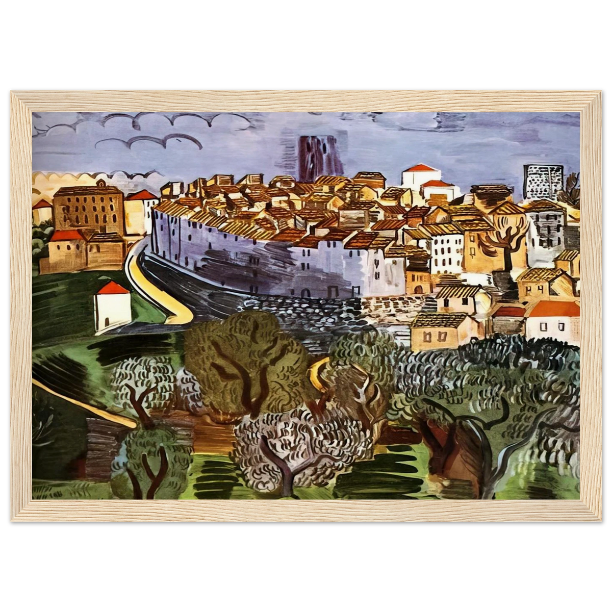 VENCE 1923 Framed Poster | Raoul Dufy Framed Prints Wall Art | Raoul Dufy Shop