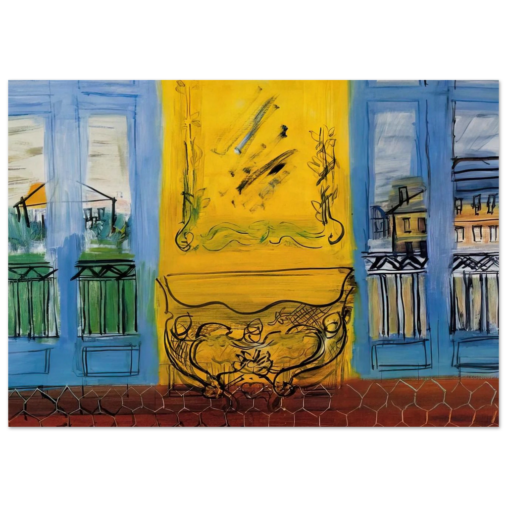 CONSOLE WITH TWO WINDOWS 1948 Poster | Raoul Dufy Poster | Raoul Dufy Shop