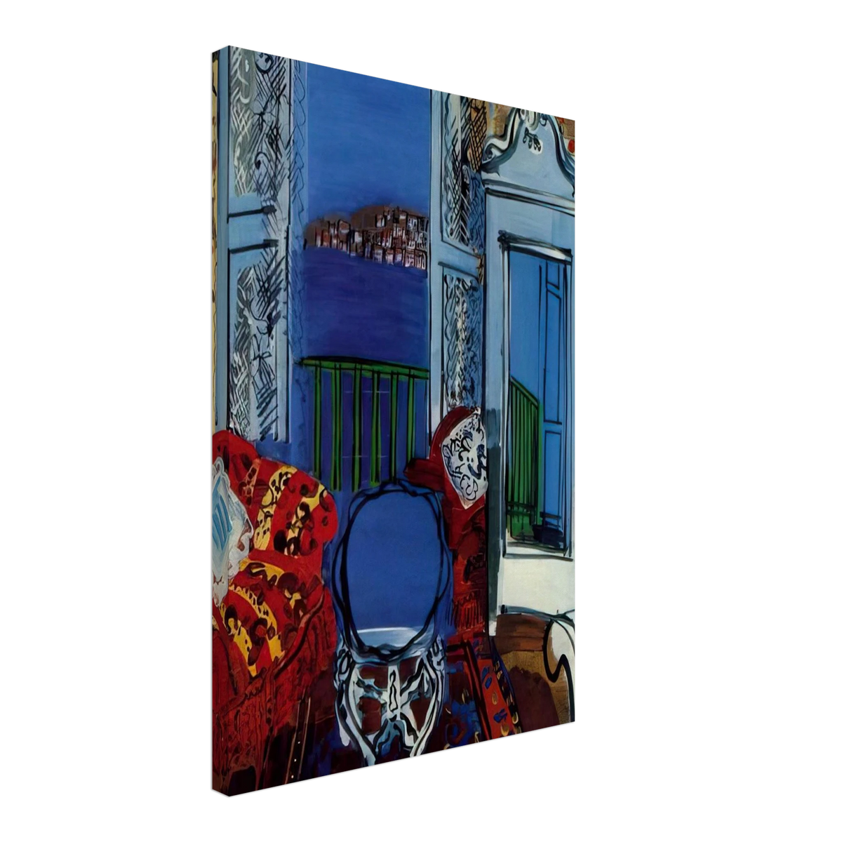 OPEN WINDOW 1928 Canvas | Raoul Dufy Canvas | Raoul Dufy Shop