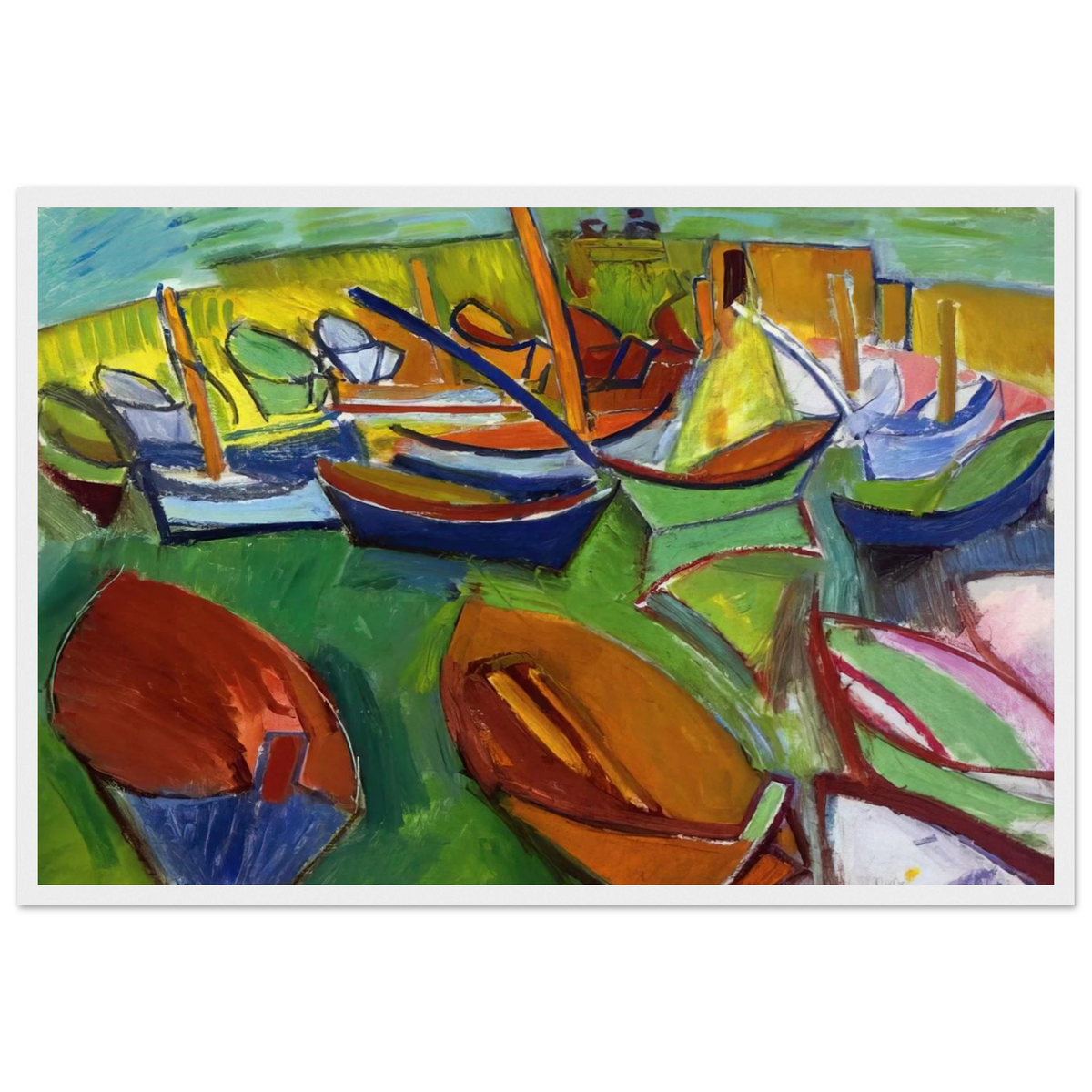 MARTIGUES 1907 Framed Poster | Raoul Dufy Framed Prints Wall Art | Raoul Dufy Shop