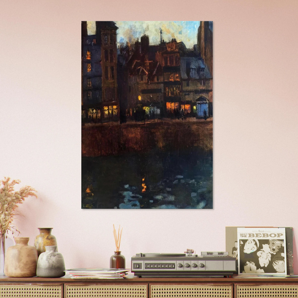 PIER OF LE HAVRE IN THE EVENING 1901 Canvas | Raoul Dufy Canvas | Raoul Dufy Shop