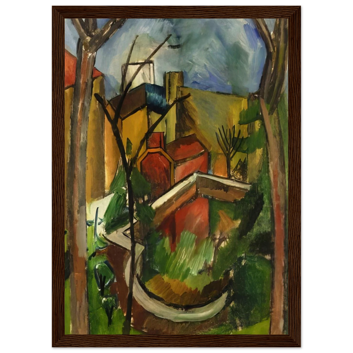 LANDSCAPE OF FALAISE 1910 Framed Poster | Raoul Dufy Framed Prints Wall Art | Raoul Dufy Shop