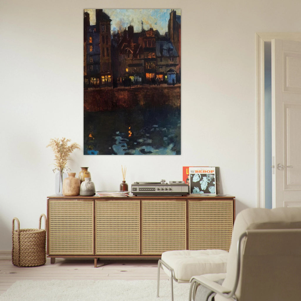 PIER OF LE HAVRE IN THE EVENING 1901 Poster | Raoul Dufy Poster | Raoul Dufy Shop