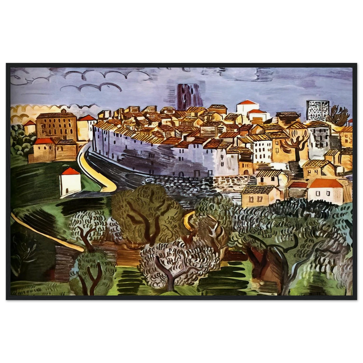 VENCE 1923 Framed Poster | Raoul Dufy Framed Prints Wall Art | Raoul Dufy Shop