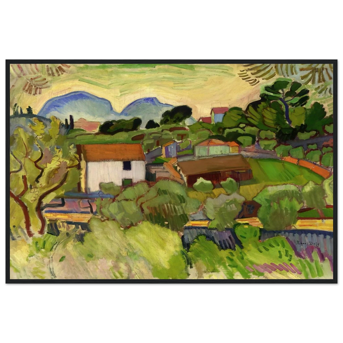 THE RIVER Framed Poster | Raoul Dufy Framed Prints Wall Art | Raoul Dufy Shop