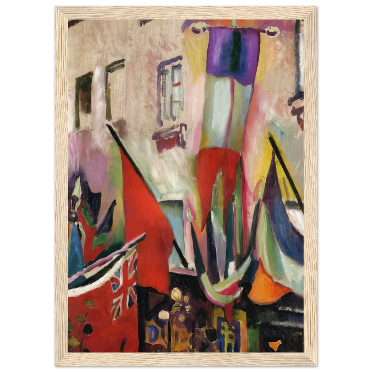 FLAGS 1906 Framed Poster | Raoul Dufy Framed Prints Wall Art | Raoul Dufy Shop